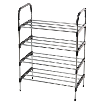 5-Tier/ 4-Tier Shoe Rack Organizer Stackable Space Saving Shoe Shelf
