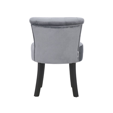 Modern Upholstered Buttoned Stool for Dressing Table