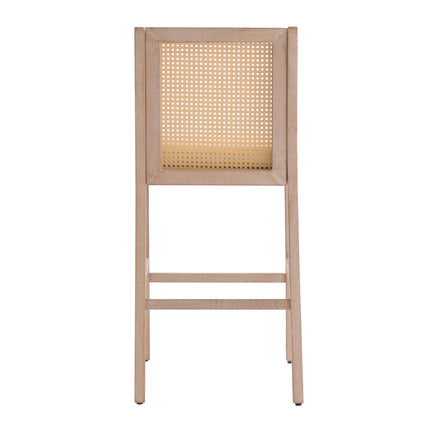 Set of 2 Modern Upholstered High Bar Stools