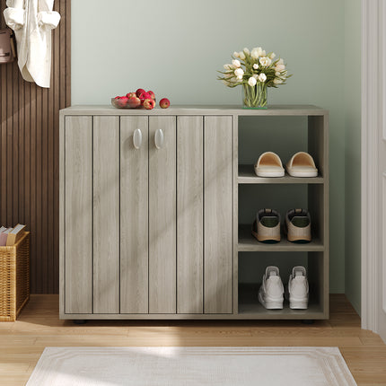 Wooden Shoe Storage Cabinet