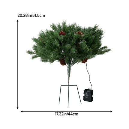 Artificial Christmas Planter Bushes Decoration