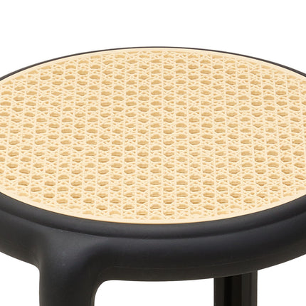 6Pcs Plastic Backless Stacking Stool Dining Chair