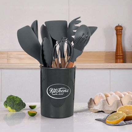 12Pcs Silicone Kitchen Cooking Utensils Set