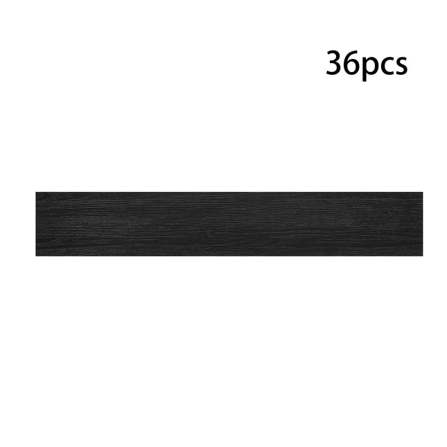 36pc Self-adhesive Wood Grain PVC Floor Tiles