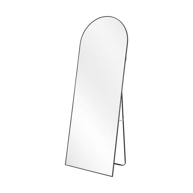 Metal Frame Full Length Mirror with Stand