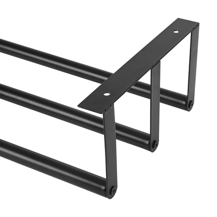 Premium Iron Space-Saving Bathroom Wall Mounted Towel Rack