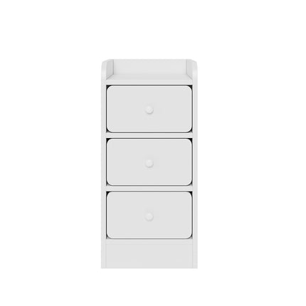Modern 3-Drawer Bedside Table Nightstand