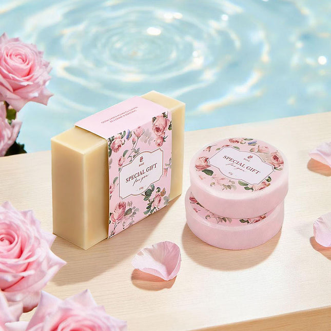 Rose-Scented Self-Care Spa Gift Set
