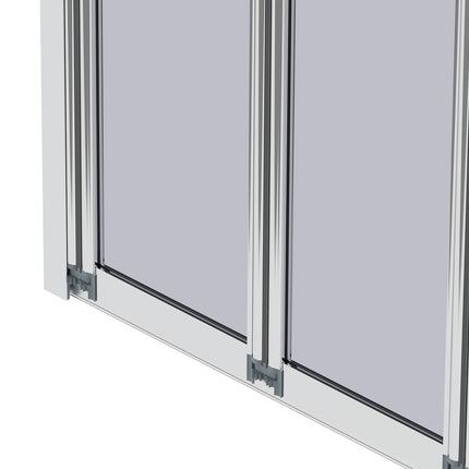 Bath Shower Screen with 5 Folding Panels