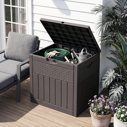 126L PP Garden Storage Box with Combination Padlock