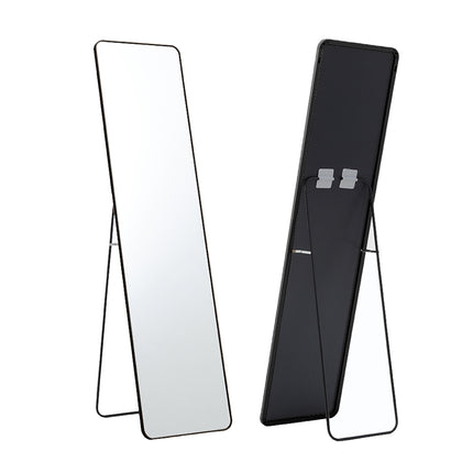 Modern Rectangular Metal Floor Full Length Mirror