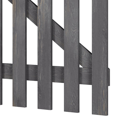76x90cm Outdoor Wooden Garden Gate Fence Door