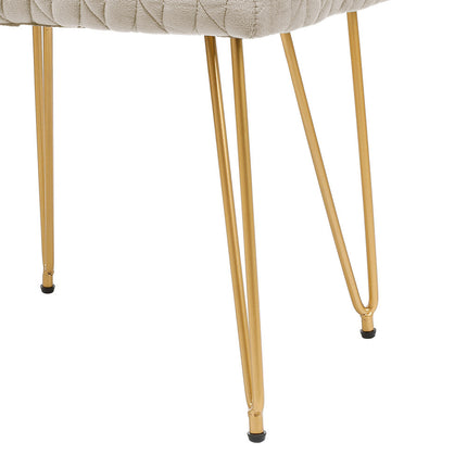 Rectangle Upholstered Storage Ottoman Vanity Stool