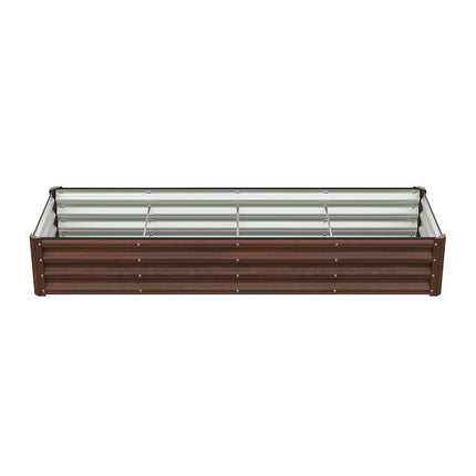 180cm x 60cm Rectangular Galvanized Steel Raised Garden Bed