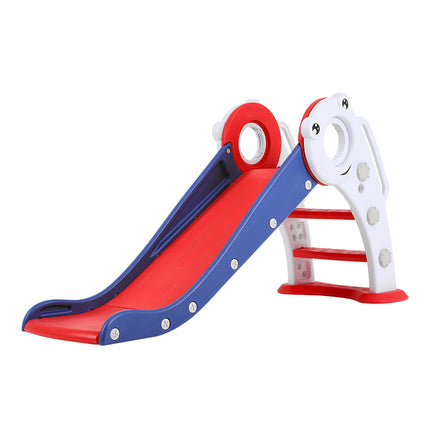 Blue and Red Folding Plastic Slide for Kids