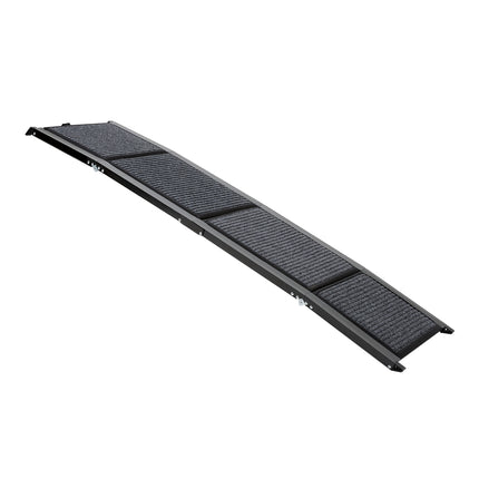 Outdoor Foldable Metal Dog Ramp Non-slip Step Pet Ladder For Car 160/170cm