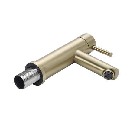 Stainless Steel Sink Tap Bathroom Kitchen Faucet with Single Lever
