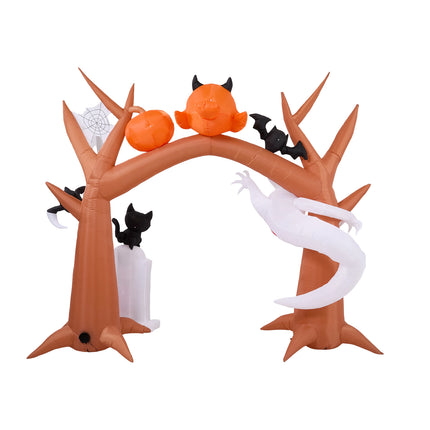 9FT Blow-up Halloween Archway Inflatable Decoration with Built-in LED Light