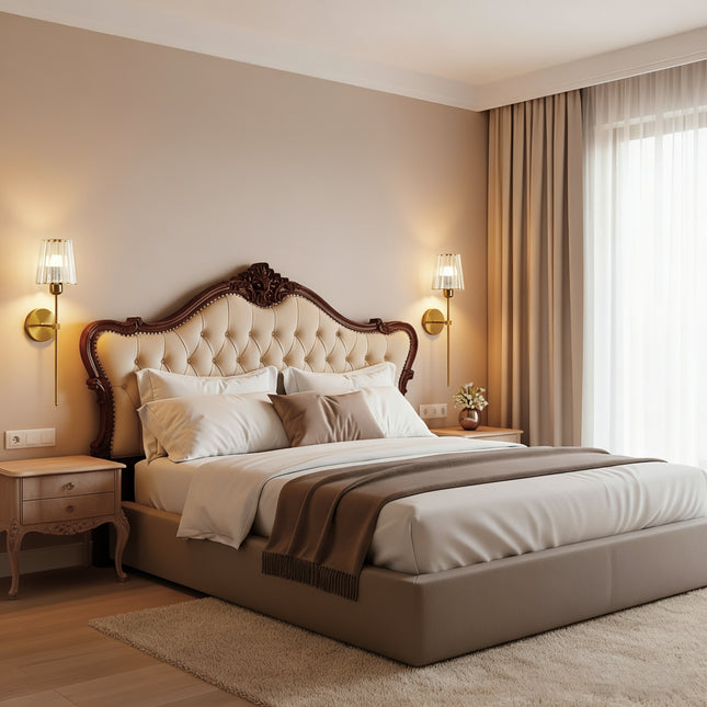 Set of 2 Rechargeable Wall Lamps with Remote Controls & 7 RGB Colours