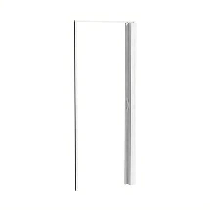 PVC Accordion-style Folding Door with Frosted Design