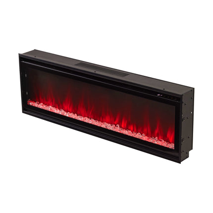 60-inch Wall Mounted/ Recessed Electric Fireplace with Remote Control