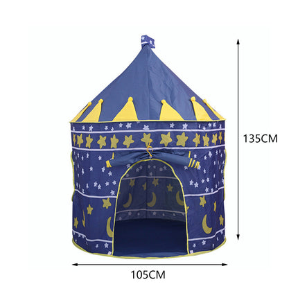 Star and Moon Round Kids Playhouse Home Toy