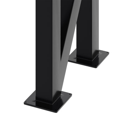 2Pcs Anti-Slip N-shaped Iron Table Legs