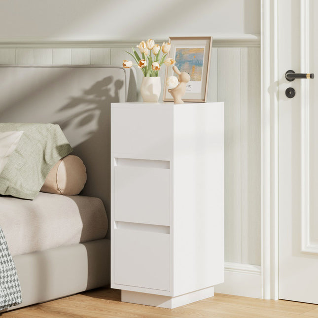 Minimalist Bedside Table Nightstand with Drawers
