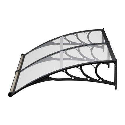 Outdoor Door Canopy Window Awning with Drainage Channel
