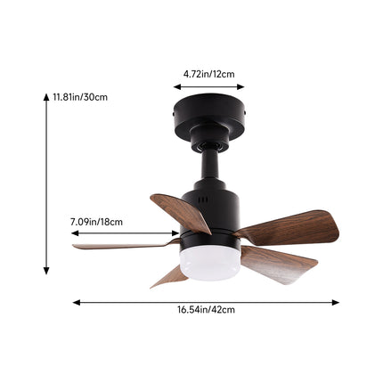 Elegant LED Ceiling Fan Light with 5 Blades