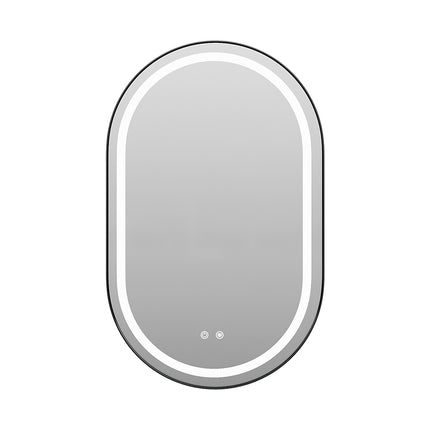 Wall Mounted Oval LED Bathroom Mirror