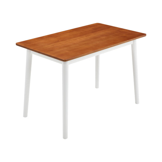 Reddish Brown 108cm W Rectangular Wooden Dining Table