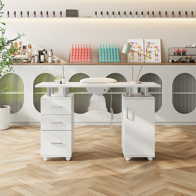 Professional Mobile Manicure Table Nail Desk with Dust Collector