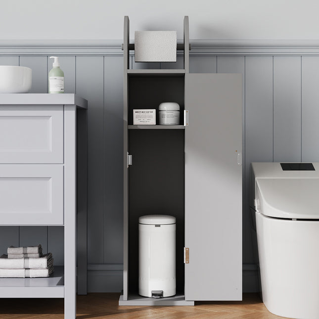 Wooden Bathroom Cabinet for Toilet Rolls