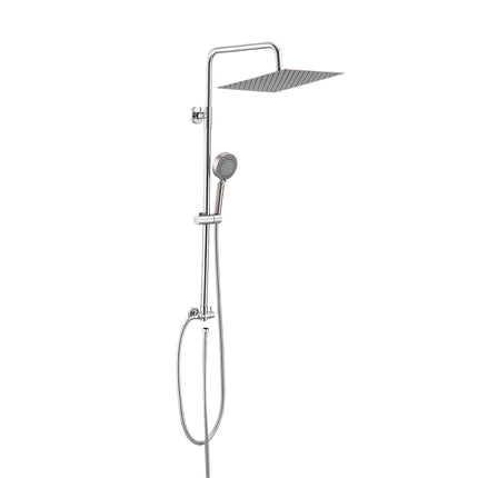 Chrome-Plated Bathroom Shower Riser Rail Kit