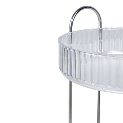 Multifunctional Tabletop Rotating 2-Tier Cosmetic Storage Organizer