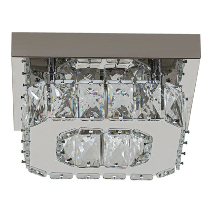 Modern Square Crystal Ceiling Light
