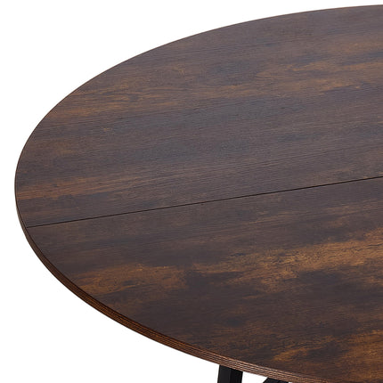 Round Dining Table with Storage Shelf