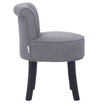 Upholstered Vanity Stool Makeup Dressing Chair