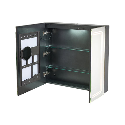 Wall-mounted Bathroom Mirror Cabinet with Led Lights