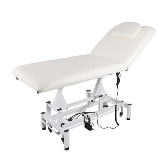 Electric Facial Massage Reclining Bed on Wheels Beauty Equipment