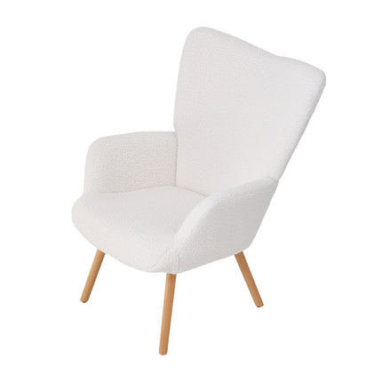Modern Sherpa Fleece Leisure Chair