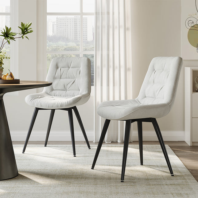 Teddy Fleece Upholstered Dining Chair