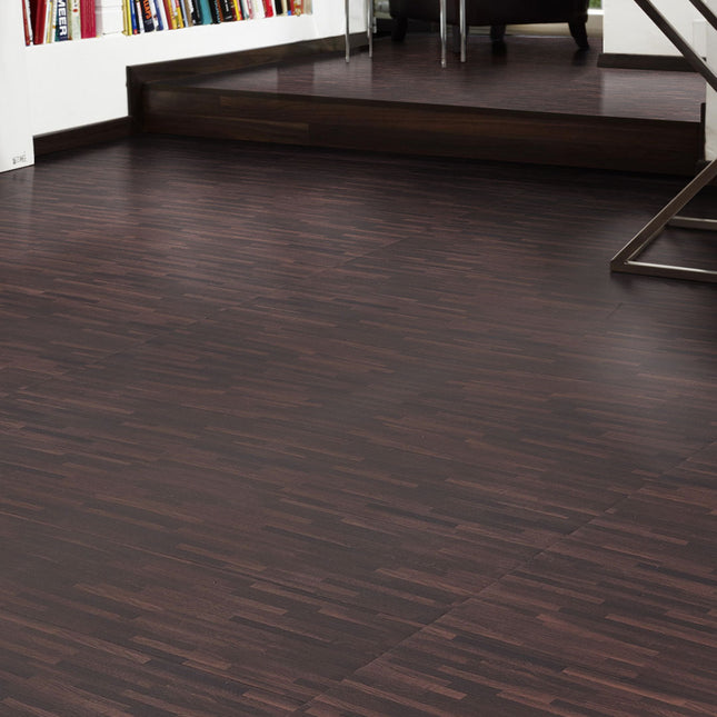 36Pcs Wood-Grain PVC Self-Adhesive Plank Flooring Set