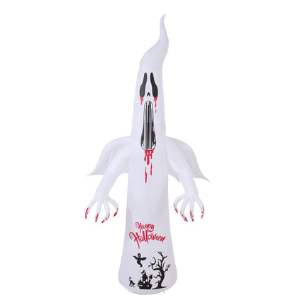 10.2FT Halloween Inflatable Scream Ghost Decoration with Built-in Lights