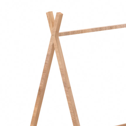 Premium Wood Kids House Bed Frame with Fence