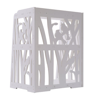 Modern Small White Bedside Table