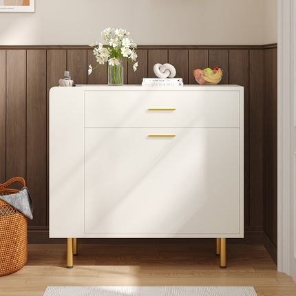 Modern White Shoe Storage Cabinet