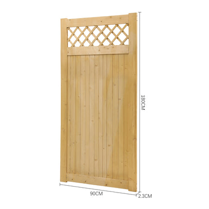 Diyspace Rhombus Garden Wood Fence Gate