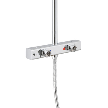 Chrome-plated Thermostatic Shower Mixer Set